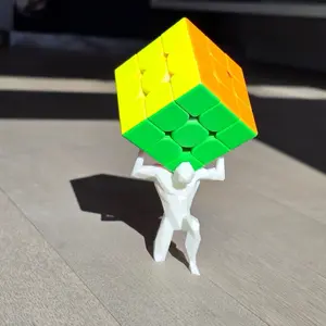 Rubin’s Cube Holder - Atlas the Titan Rubin’s Cube Holder - Atlas the Titan