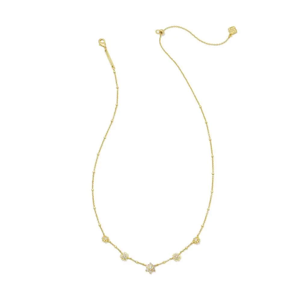 Kendra Scott Alyssa Strand Necklace - White Opalite Crystal/Gold