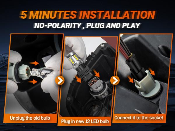 2013 Ford F-150 3157/3156/3057/T25 LED Backup/Reverse Light Brake/Tail Light Bulbs White SEALIGHT