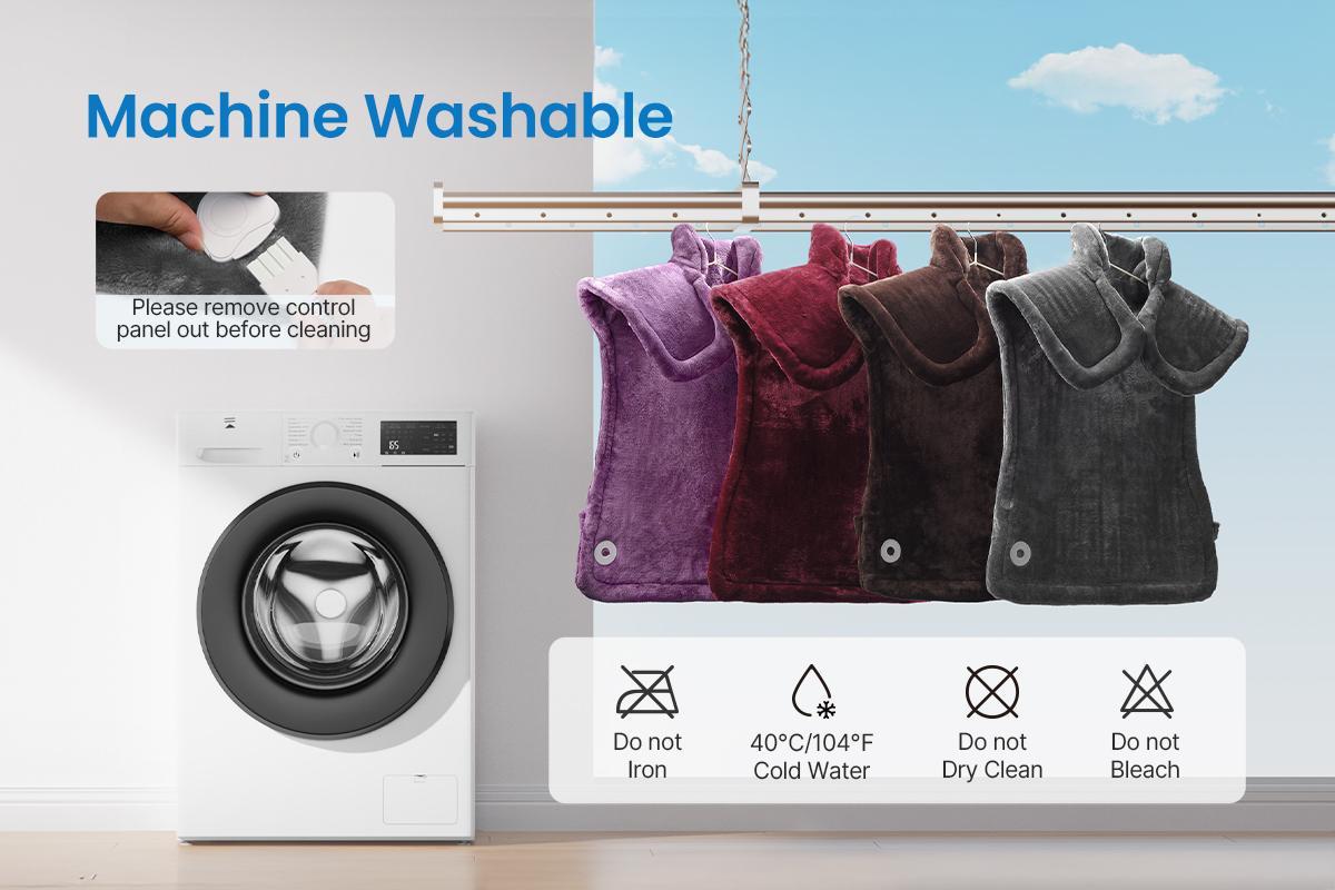 RENPHO Gift Bundle Eyeris 3 Eye Massager with Heat and Cooling & Back Heating Pad, Spring Glow Up Relaxation for Eye and Back, Birthday Gifts for Women Men Family Gift Choice for Man Women