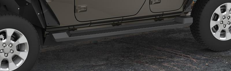 YITAMOTOR 6 inches OE Style Running Boards, Side Steps Compatible for 2007-2025 Jeep Wrangler JL 4-Door Black, Nerf Bars (Excl JK Model) Heavy Duty Aluminum Running Boards Automotive Car Vehicle