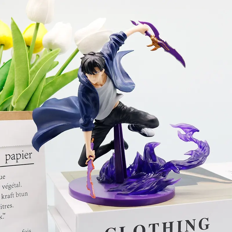 Sung Jin-woo "Shadow Monarch: Demon Hunter" Battle Version Statue/Figure – Desktop Model Toy