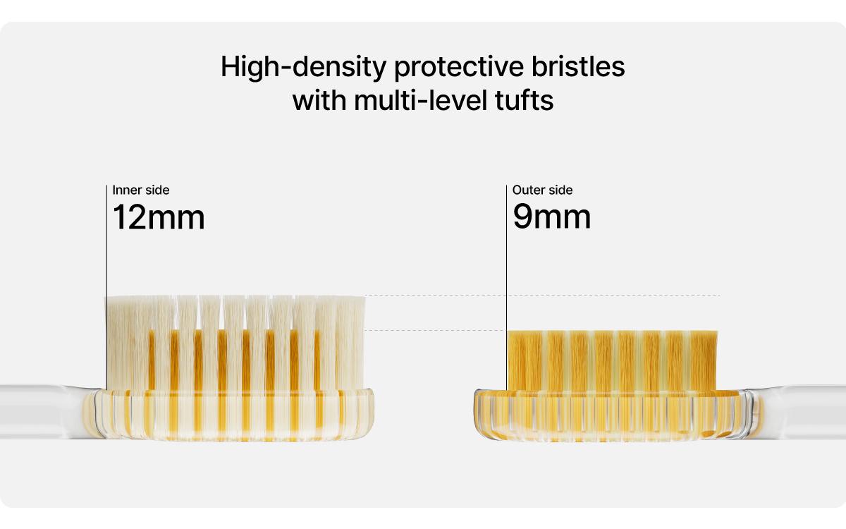 zdeer Toothbrush D4 Metal handle with replaceable brush head —  Eco-friendly and reusable Oral  sustainable