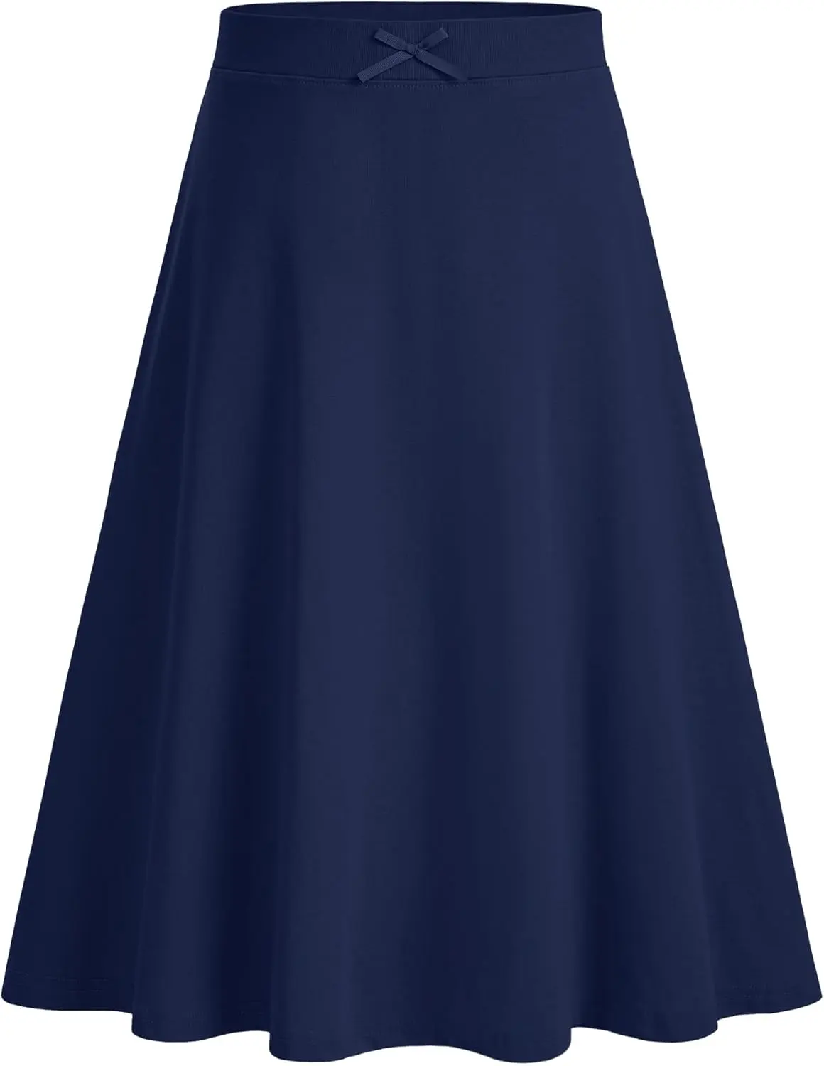 Girls Skirts Solid A-Line Long Skirts Uniform Skirts | for School, Daily 7-13 Years
