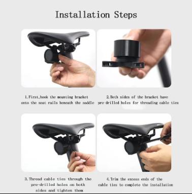 BougeRV Demon Eye Bikes Taillight,  Led Dynamic Devil Eyes Light for Bicycle with Muti Colors Modes and DIY Personalized Light Display, Waterproof, USB Rechargeable, for Smart Bikes,Cycle (with Bracket)