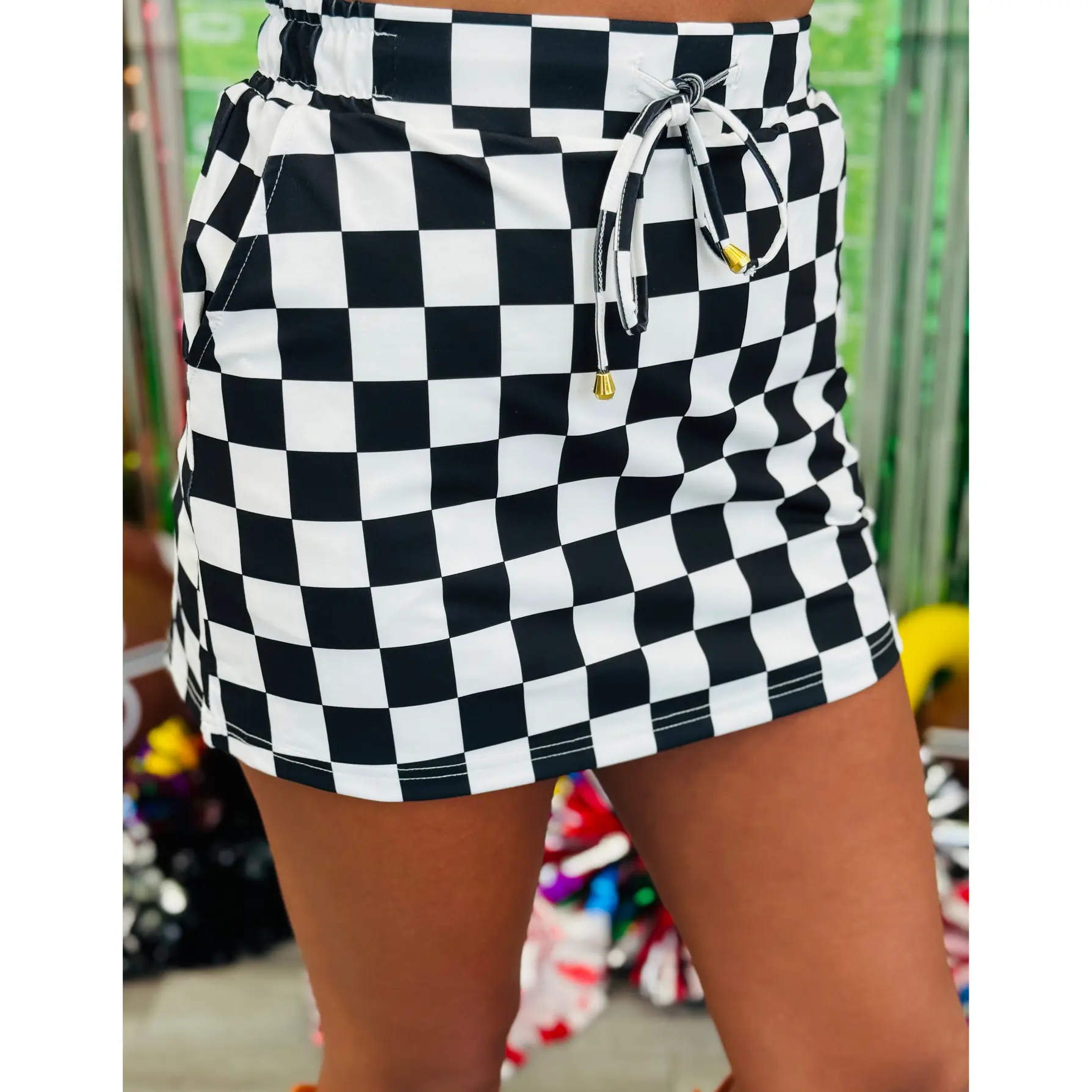 Checkerboard Checkered Everyday Skort (Reg. & Plus)