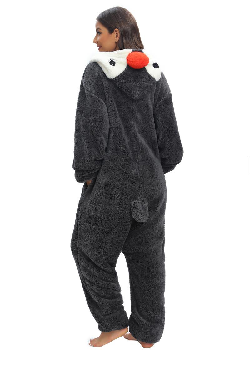 Cozy Cow Onesie for Adults, Plush Fleece Animal Costume Pajamas with Hood for Halloween, Cosplay, and Loungewear Cozy Cow Onesie for Adults, Plush Fleece Animal Costume Pajamas with Hood for Halloween, Cosplay, and Loungewear