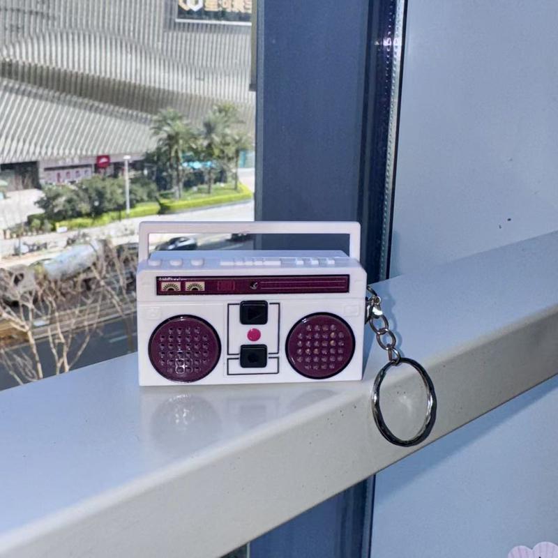 Recording Box 60s Mini Recorder Creative Keychain for Love Messages, Daily Memos and Capturing Song Covers, Ideal Couple Gift and Birthday Gift