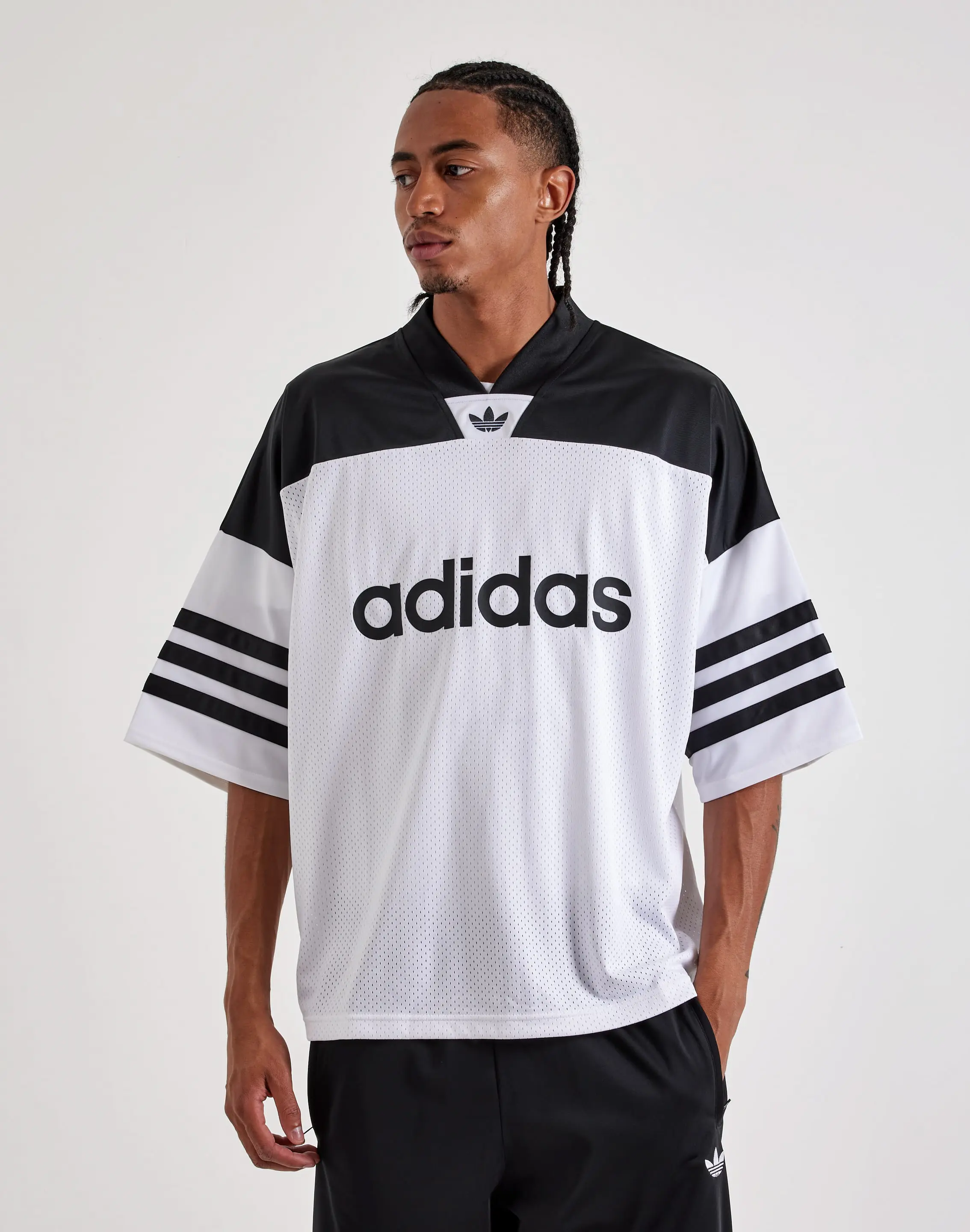 Mens Adidas Adicolor Oversized Football Jersey