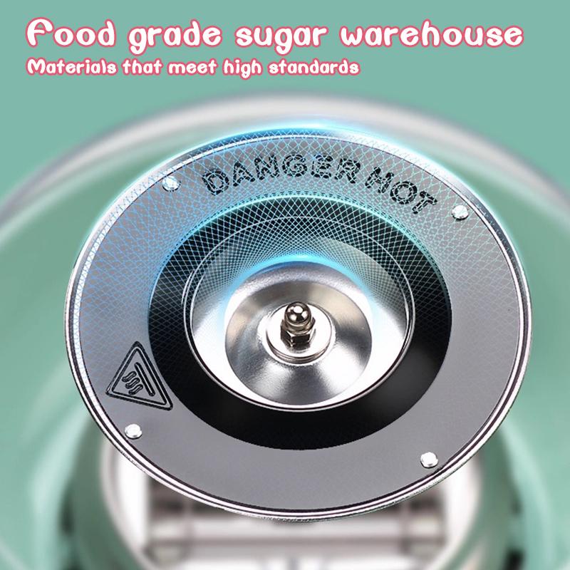 LIVEFULL Cotton Candy Machine – Home Maker with 6 Flavors & 6 Sticks for Kids Fun, Family Parties, Kitchen Fun, Christmas Gift, US Type, Quick & Easy