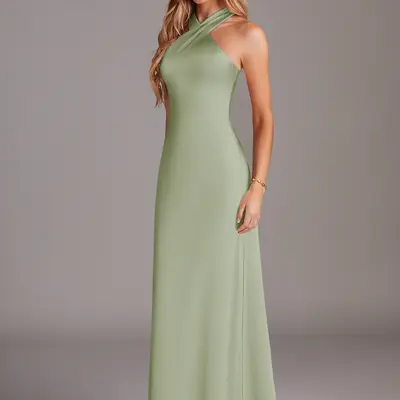 Satin Dress Hm - TikTok Shop