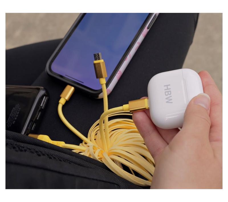 Bolsetta S/3 Universal Charging Tassels for Apple & Andriod