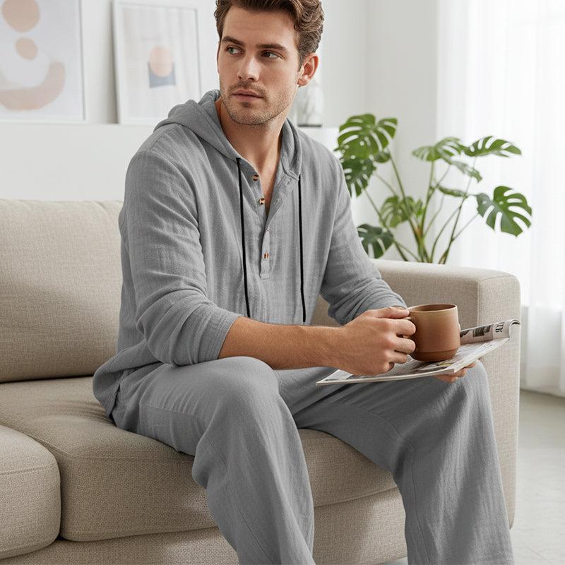 Men's Hoodie & Jogger Set Casual Loungewear 2-Piece Set #mensfashion #hoodieset #loungewear #streetwear #falloutfits #gymwear #fyp