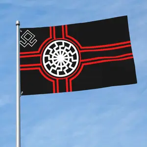 Black Sun Schwarze Sonne Flag 3x5 Ft Indoor Home House Decor Durable Garden Breeze Banner