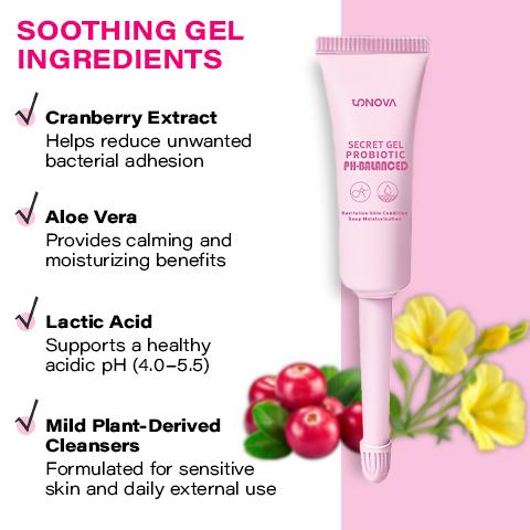 UPNOVA Feminine Balancing Gel (7-Pack) | pH-Balanced Intimate Care for Daily Freshness — Try It Today