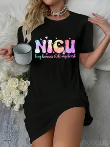 Nicu Nurse Neonatal Intensive Care Unit Funny Nurse Life Casual Dress