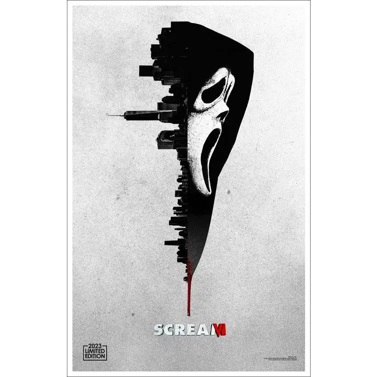 SCREAM VI (6) - 11"x17" Original Promo Movie Poster 2023 MINT Limited Edition Jenny Ortega