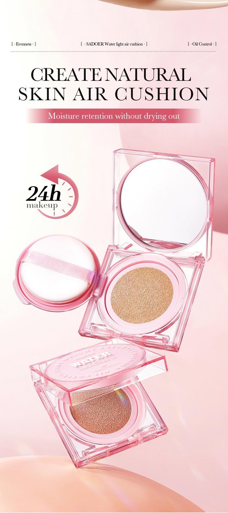 Mask Fit All Cover Pink Cushion Foundation-24-HourLasting High coverage Matte Finish Concealer KoreanCushion Foundation For FlawlessMakeup