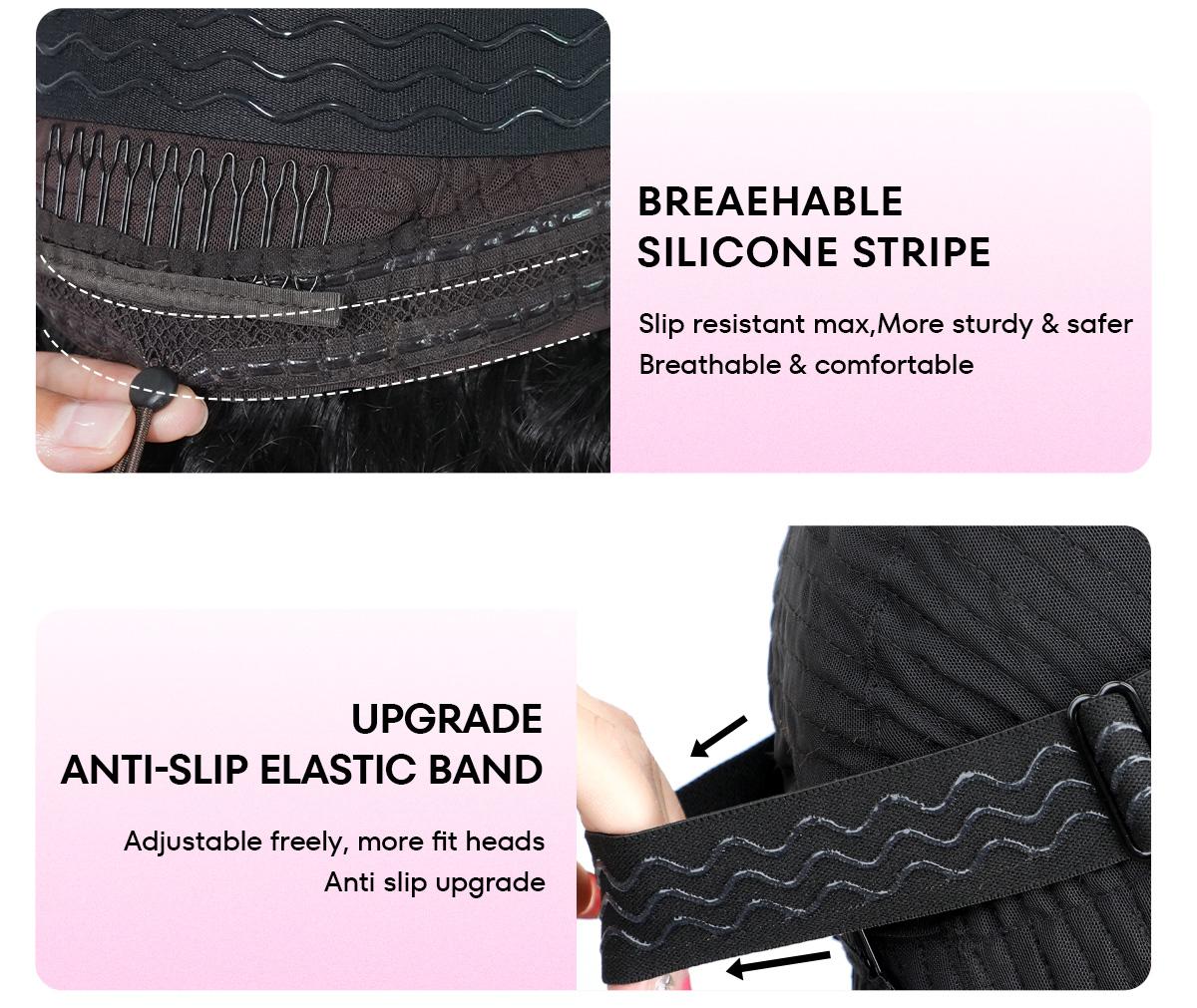 CurlyMe Mocha Mousse Color Layered Cut Face Framing Body Wave Pre-Cut Lace Wear Go Wig