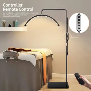 Lash Light for Eyelash Tech-Esthetician Ring Light, Half Moon Light for Led Lash Lamp Extensions, Tattoo Artists, Nail Tech - Cool, Warm Lamp