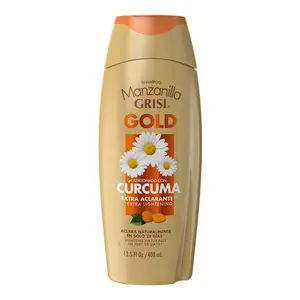 Grisi Manzanilla Gold Shampoo with Chamomile Extract & Turmeric for Soft & Luminous Hair | Formula for Radiant Blonde Shine – 13.5 Fl Oz | 1-Pack