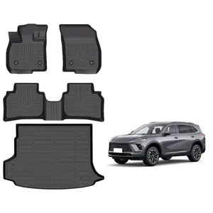 COLANAT for Buick Envision 2024-2025 Floor Mats & Cargo Liner Set, 3D Scanned High Edge Waterproof Odorless Anti-Slip TPE Luxury SUV Accessories