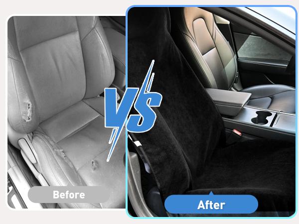 Nilight Car Seat Cover Black Terry Fabric Water and Sweat Absorbent Ideal for Running Gym Workouts Beach Swimming and Hiking Suitable for Cars Truck SUV