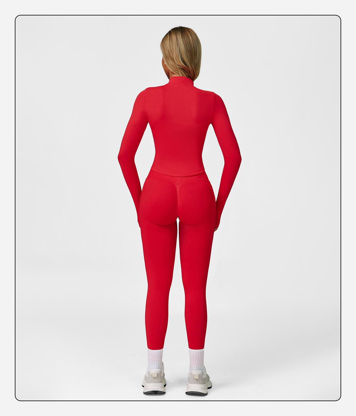 Women's Solid Criss Cross Crop Tank Top & High Waist Leggings & Zip Up Crop Jacket Tracksuit Set by MFVIM - Breathable Comfortable Outfits for Yoga, Gym, Workouts, Running, Yoga Wear, Workout Gym Clothing, Gym Sportswear, Casual Activewear SpringStatement