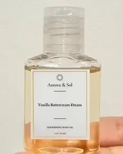 1 oz Trial Size- Vanilla Buttercream Dream Lightweight Body Oils with Antioxidants for a Soft, Luminous Glow