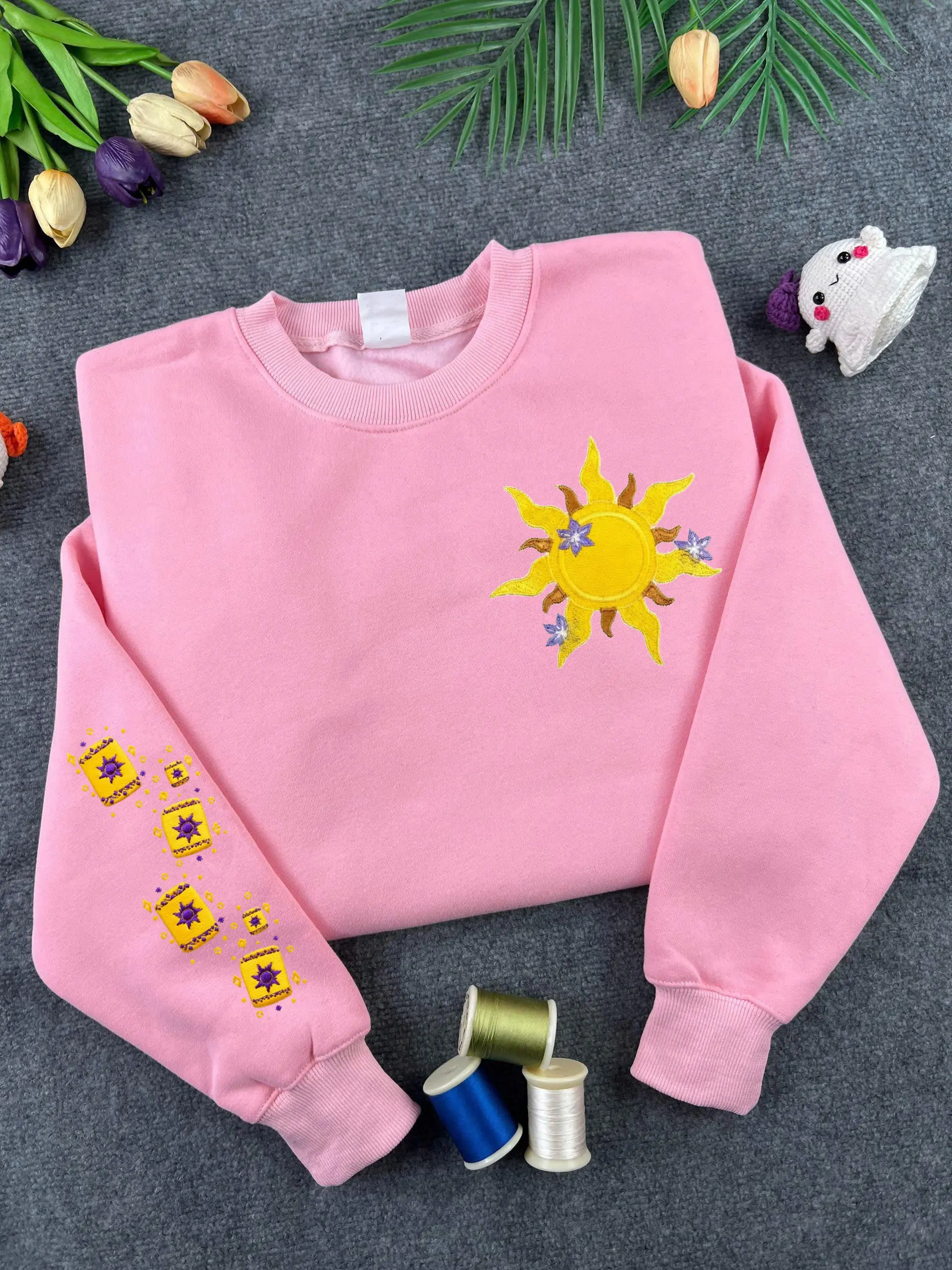 Embroidered R@punz3l Go live with your dreams Sweatshirt, Princess