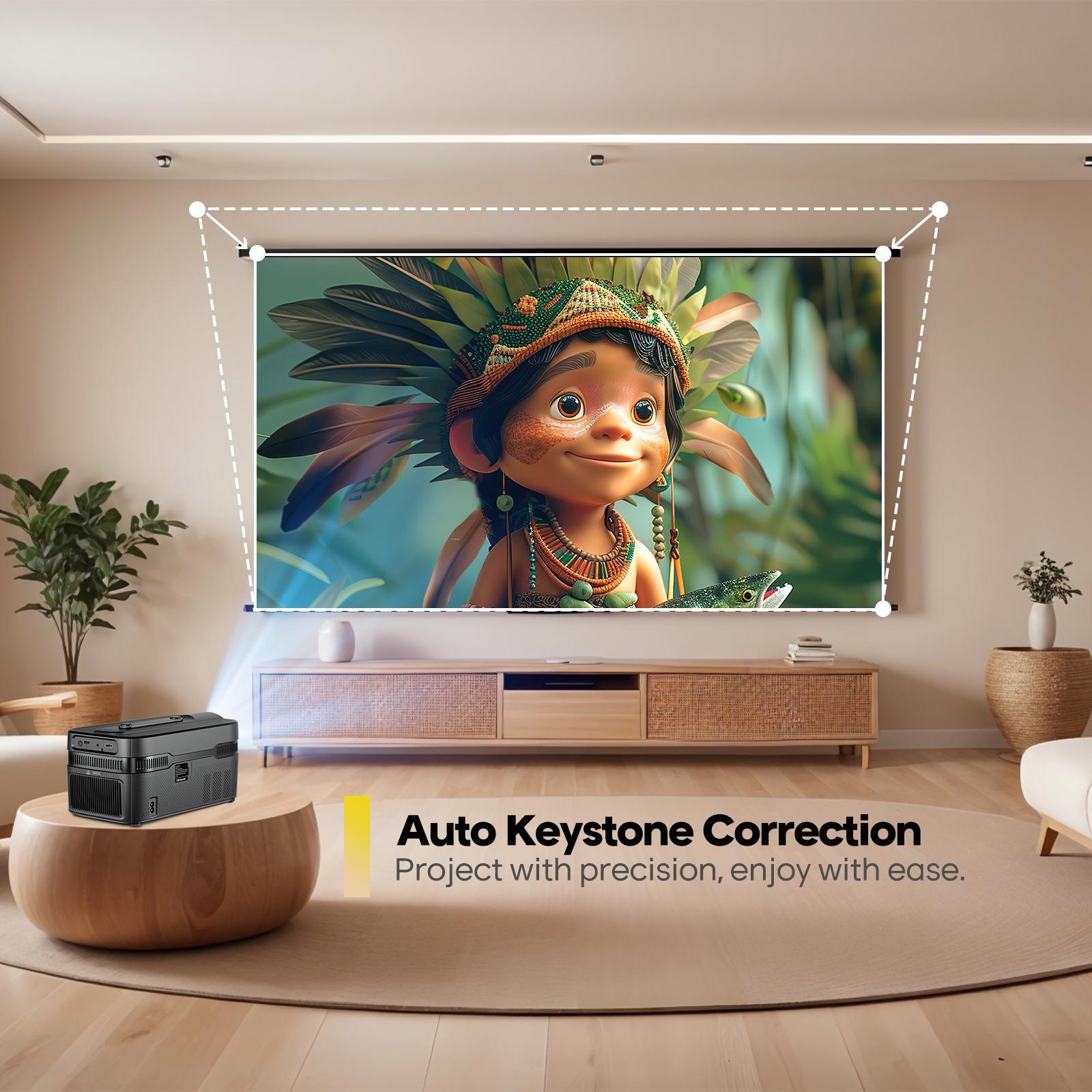 Magcubic HY450C 900ANSI Projector Auto Focus 8K Decode 0.6:1 Ultra Short Throw Full HD Native 1080P Auto Offset WiFi6 BT5.4 Built-in Daul 5W HiFi Speaker Auto Keystone Correction Home Theater