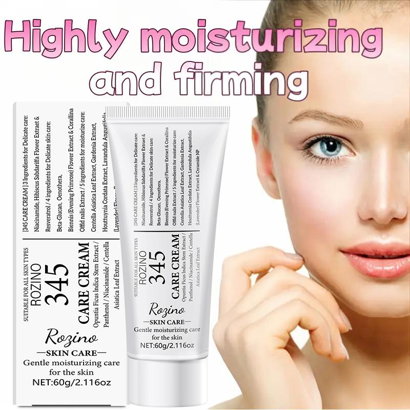 ROZINO 345 Care Cream - Gentle Facial Moisturizer for All Skin Types, 60g, Contains No Ingredients Specified, Moisturizes & Soothes