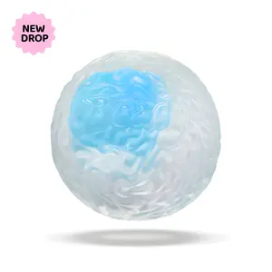 MELLOOP™ Ice Candy Squishy Stress Ball | Crystal Clear Sensory Fidget Toy for Anxiety Relief & ASMR