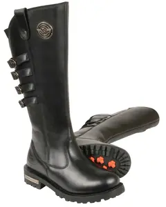 Milwaukee Leather Women's 15" High Rise Riding Boot Round Toe - Mbl9345