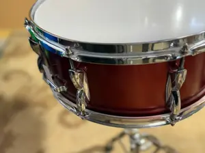 Premier 14" x 5.5"  8 Lug Wood Snare Drum Percussion Clean Made In England