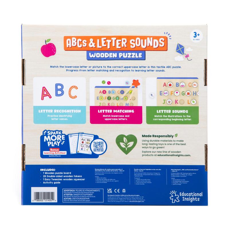 Educational Insights Count & Match Wooden Set - Preschool Learning Toys