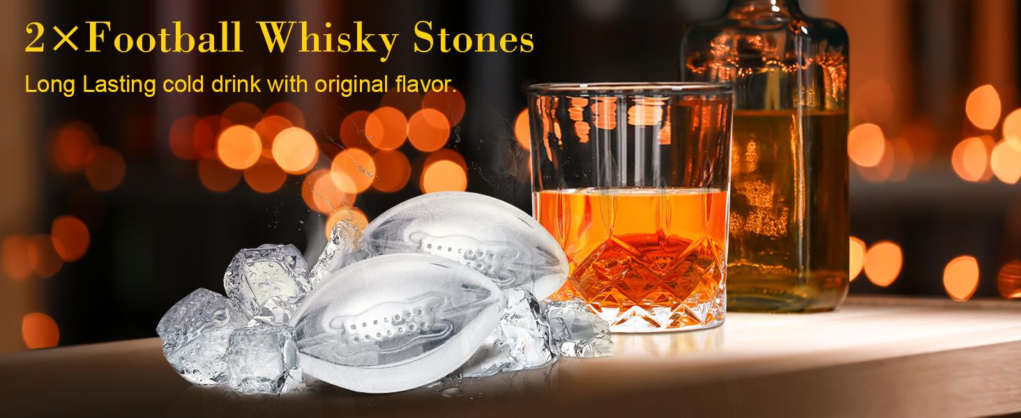 Football Whiskey Decanter Set, 47oz Liquor Decanter Set with 2 Glasses + 2 Footballs Chillers, Gifts for Men, Dad, Husband, Boyfriend, Coach, for Liquor, Bourbon, Scotch, Vodka, FIFA World Cup Football Whiskey Decanter Set, 47oz Liquor Decanter Set with 2 Glasses + 2 Footballs Chillers, Gifts for Men, Dad, Husband, Boyfriend, Coach, for Liquor, Bourbon, Scotch, Vodka, FIFA World Cup