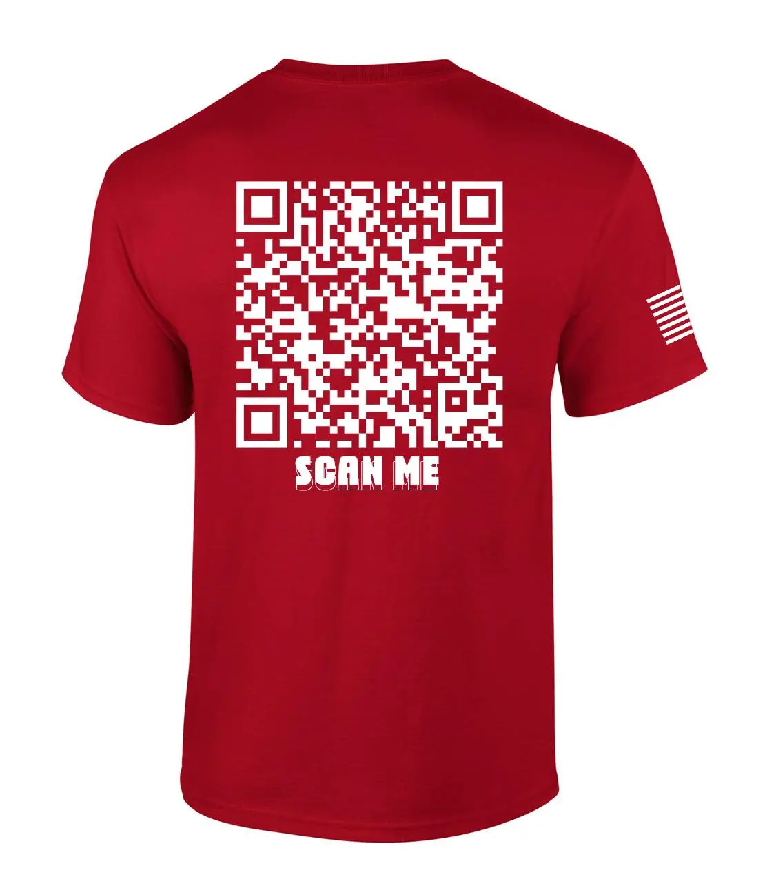 TRENZ SHIRT COMPANY Men's "You Are Enough" Inspirational Quote Graphic Shirt - Shortsleeve Classic Cut with Interactive QR Code, Breathable for Casual Wear, Soft Cotton, Christian Motif, T-Shirt