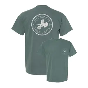 Circle Turkey Pocket Tee - Blue Spruce