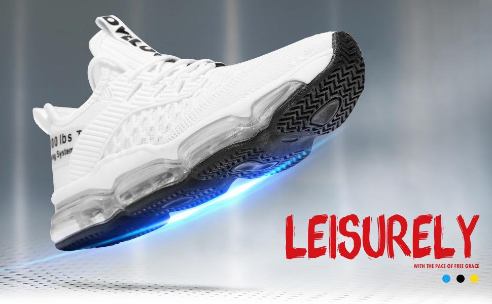 Men's Casual Lace up Low Top Running Shoes, Comfortable  Lightweight Breathable Sports Running Shoes, Perfectfor Students and Outdoor Sport Closed Runner Sneaker Walking Shoes Footwear Training Trainer Sports Shoes Outdoorfun Boy mens shoes