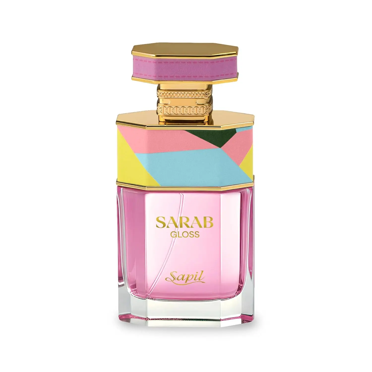 Sapil Sarab Gloss Eau de Parfum Unisex – Juicy Pear Rose Perfume with Praline Sweetness and Modern Woody Depth, Long-Lasting Glam Fragrance, 100ml