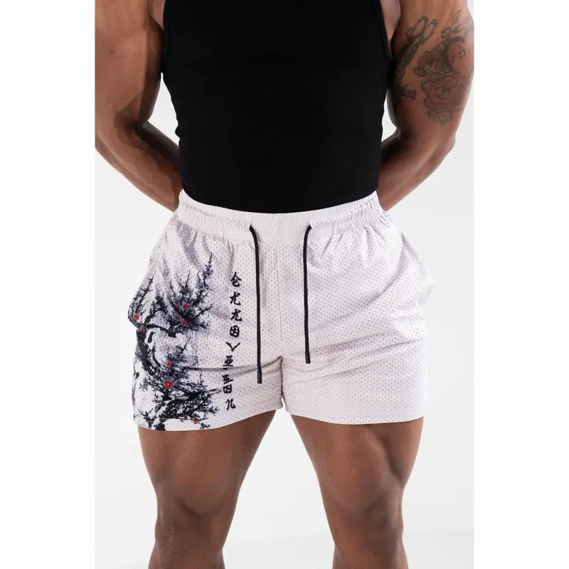 EKKO REBIRTH Double Layer Mesh Short | 4" Inseam | Zipper Pockets