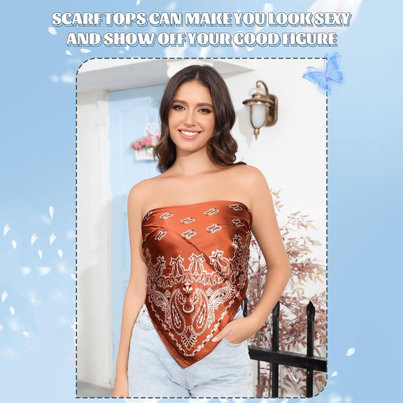 35" Large Square Silk Like Head Scarf - 3-piece suit Hair Scarves Bandana Scarf Headscarf Polyester Scarf for Women