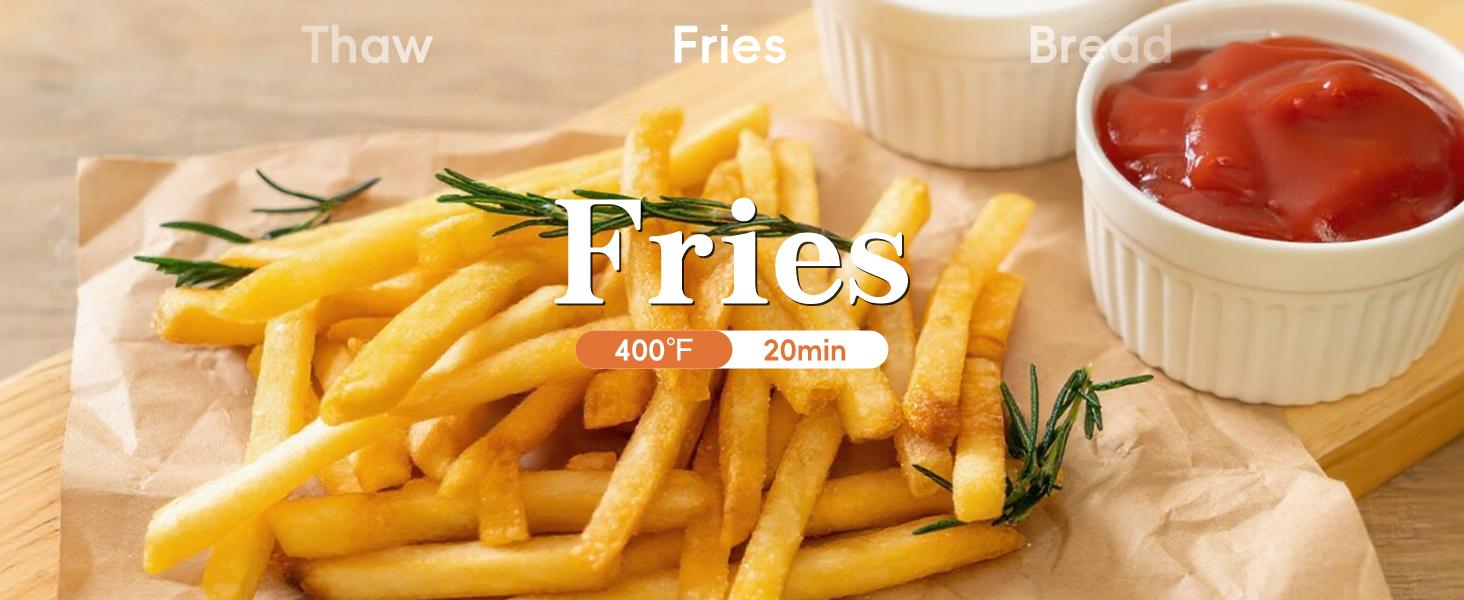 【NewYear2026】WHALL Air Fryer 4 Quart Capacity with View Window,  9-in-1 Digital Color Touchscreen, Nonstick Basket, Roast, Bake, Broil, Dehydrate & More, Dishwasher Safe, Less Oil, 12 Presets, New Year Gift