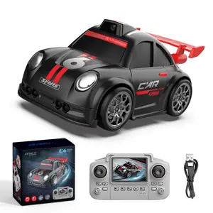 RC Cars with Camera, RC Drift Car with Follow, Escape, One-Click Demo Mode, Real-time Video Transmission Allows for Taking Photos, Racing Car Toy for Teens and Adults