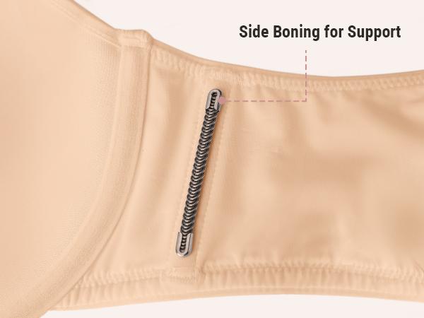 FeelinGirl Unlined Bras for Women Underwire Comfortable Support Perfect Coverage T-Shirt Bra Big Breast Friendly TiktokSuperBrandDay