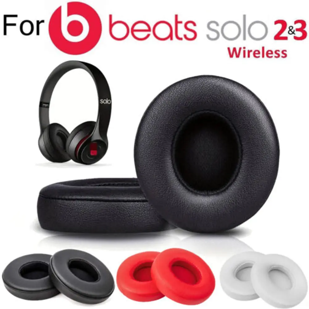 Skin-Affinity PU Memory Foam Replacement Ear Pads, Cushion Covers for Beats by Dr. Dre Solo 2 & Solo 3 Wireless Headphones,back to school,back to school haul