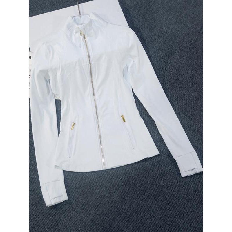 Women's Sculpting Slim Fit Yoga Jacket |     Full Zip Contouring Athletic Jacket with Pockets