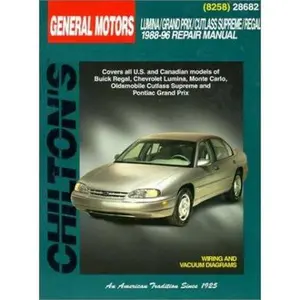 USED-GM Lumina, Grand Prix, Cutlass Supreme, and Regal, 1988-96 by Chilton Automotive Books (Paperback)