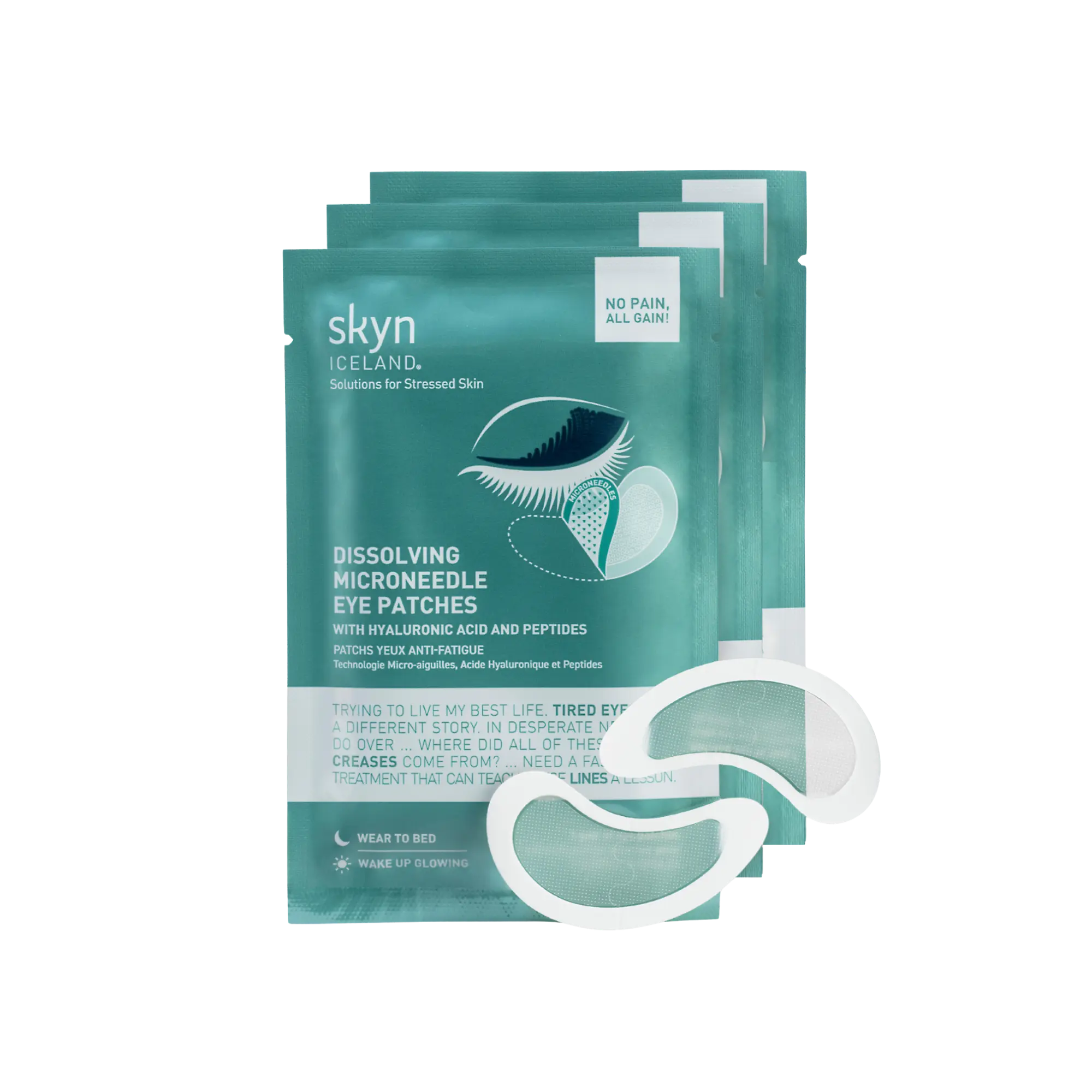 Skyn ICELAND – Dissolving Microneedle Eye Patches (Deep Wrinkle Smoothing )